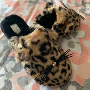 Kate Spade Belindy Cat Slippers sz 8